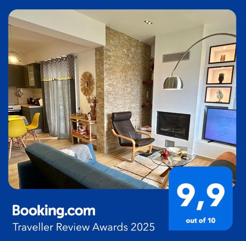 Chic Apartment In Nature, 5-Min Walk To The Beach Calamata Exterior foto